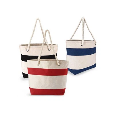 Bossa de platja de lona resistent-